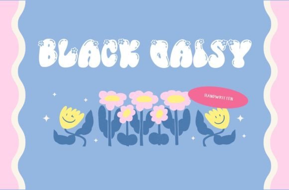 Black Daisy: A Decorative Display Font for Marketers and Creators