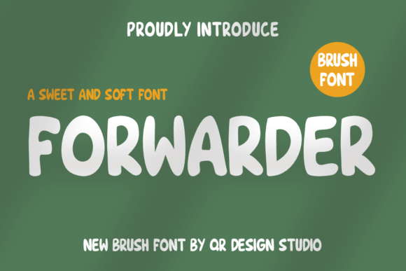 Forwarder Font Brings Energy to Real Branding Projects