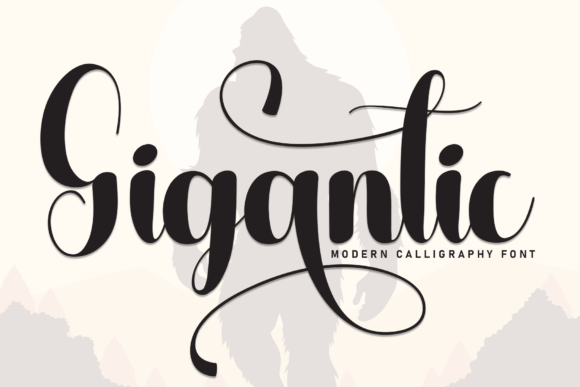 Gigantic Font: A Handwritten Typeface That Makes Small Brands Feel Big