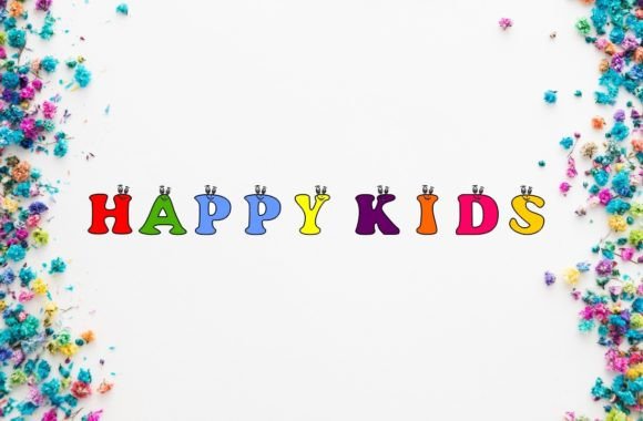 Happykids: A Playful Display Font for Warm Editorial Design