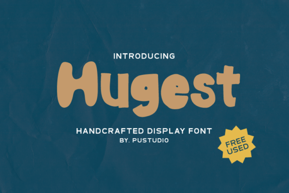 Hugest Font Review: Abstract Display Type for Bold Campaigns