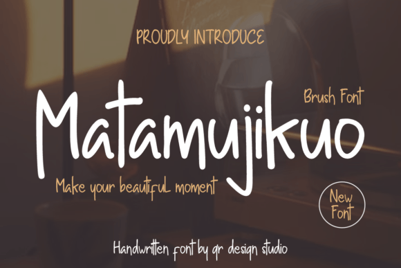 Matamujikuo: A Bold Display Font for Editorial Design