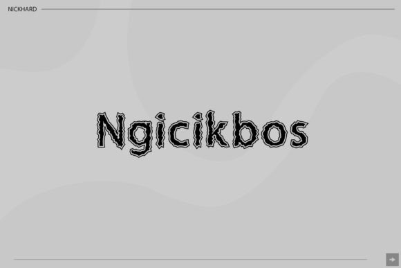 Ngicikbos: A Playful Handwritten Font for Handmade Sellers