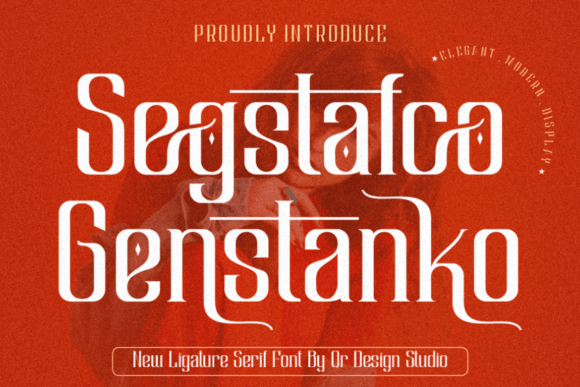 Segstafco Genstanko Font: A Bold Serif for Campaign Design