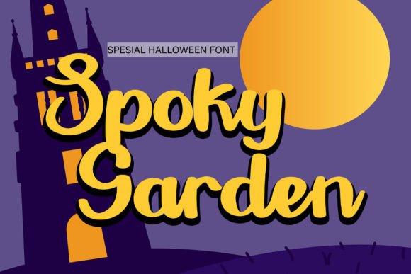 Spoky Garden: A Handwritten Display Font for Editorial Design