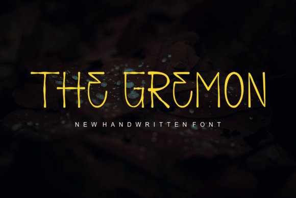 The Gremon Font: A Bold Display Typeface for Modern Campaigns