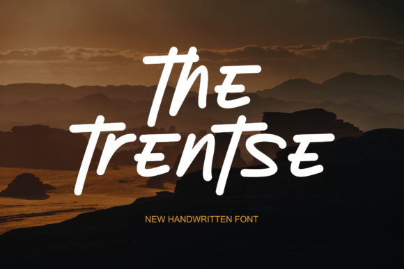 The Trentse: A Modern Display Font for Editorial Storytelling